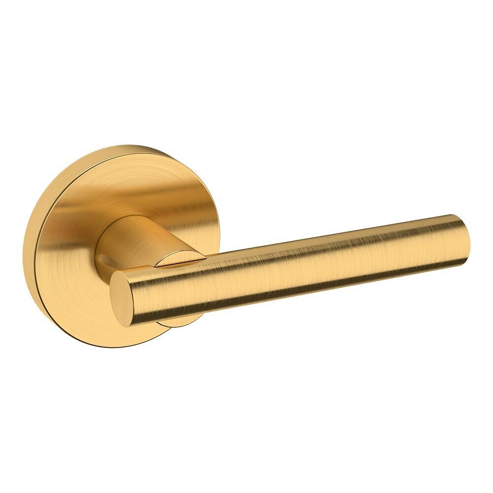 Baldwin Single Dummy Right Handed 5137 Estate Lever with 5046 Rose in PVD Lifetime Satin Brass