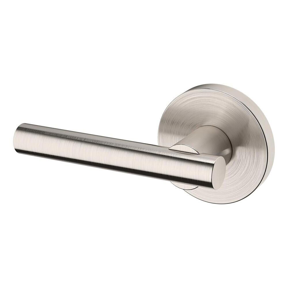 Baldwin Single Dummy Left Handed 5137 Estate Lever with 5046 Rose in Lifetime Pvd Satin Nickel