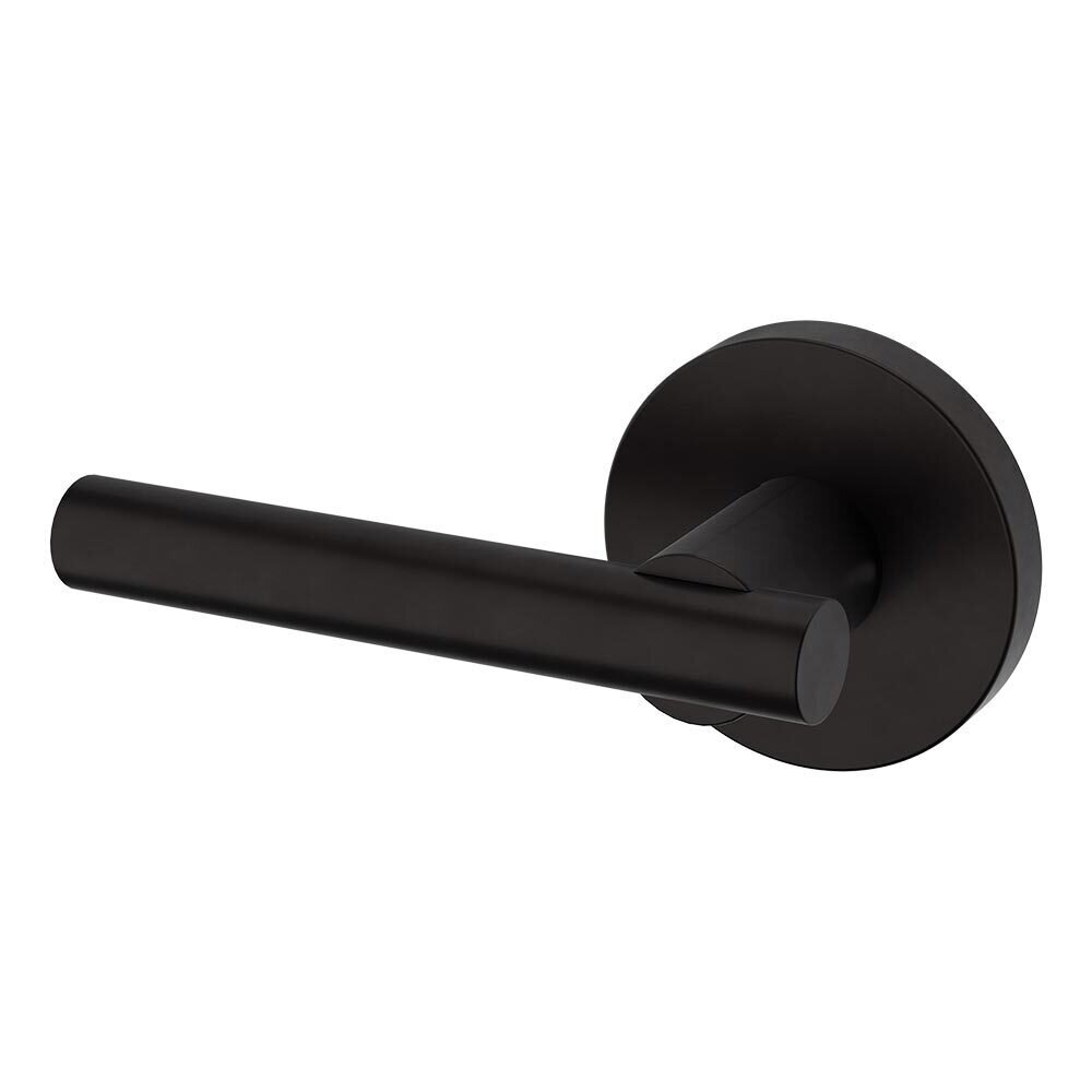 Baldwin Single Dummy Left Handed 5137 Estate Lever with 5046 Rose in Oil Rubbed Bronze