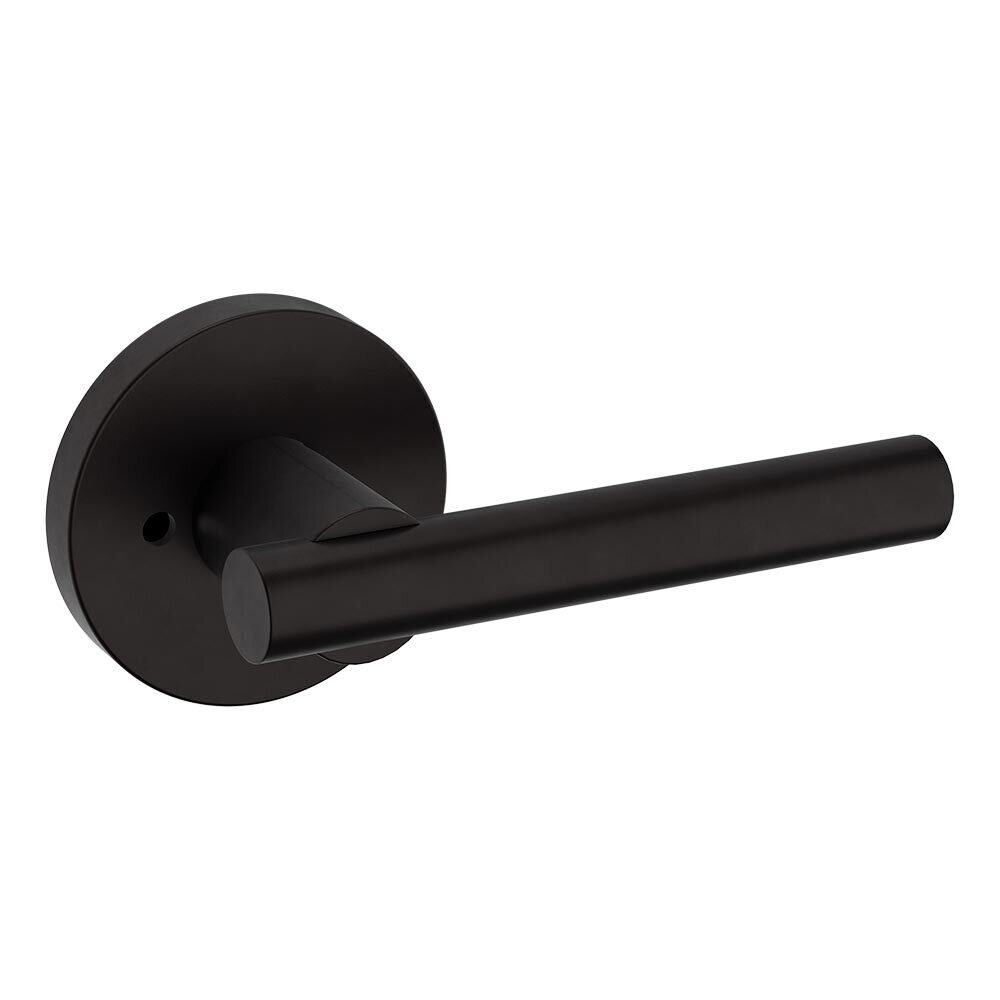 Baldwin Privacy 5137 Estate Lever with 5046 Rose in Oil Rubbed Bronze