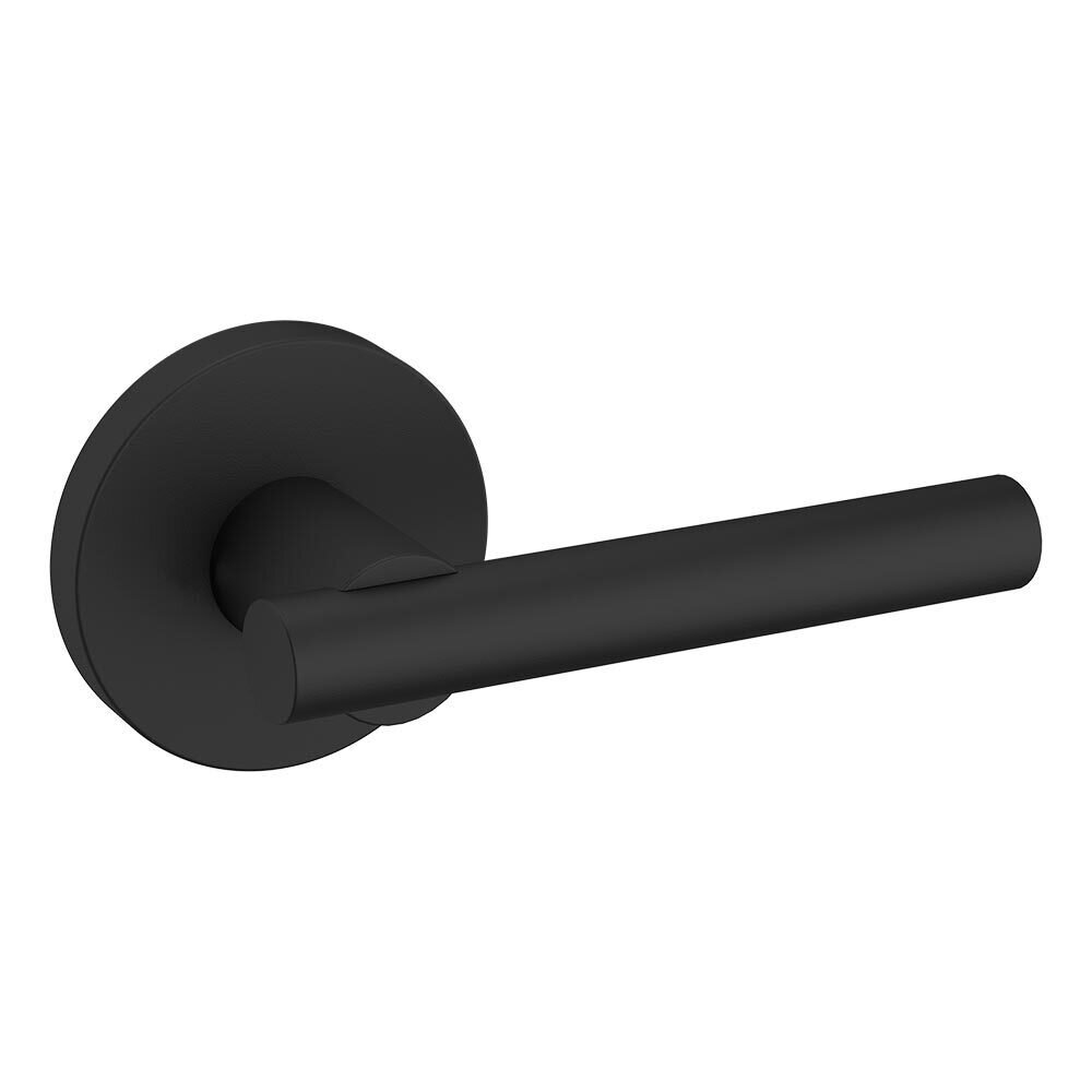 Baldwin Passage 5137 Estate Lever with 5046 Rose in Satin Black