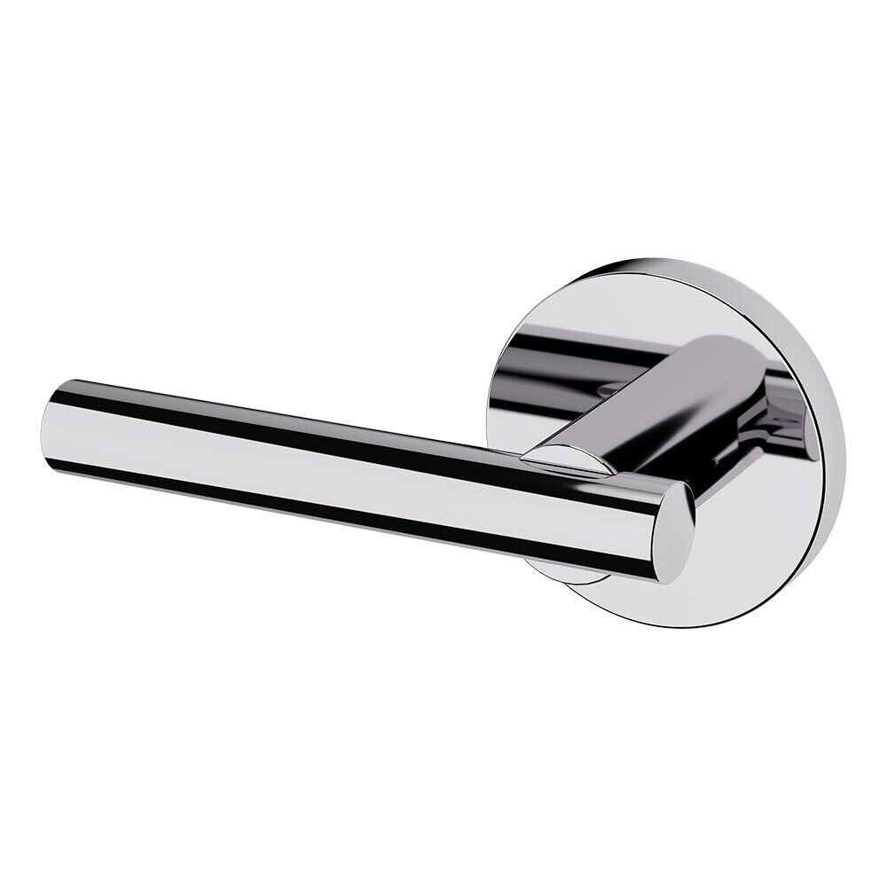 Baldwin Single Dummy Left Handed 5137 Estate Lever with 5046 Rose in Polished Chrome