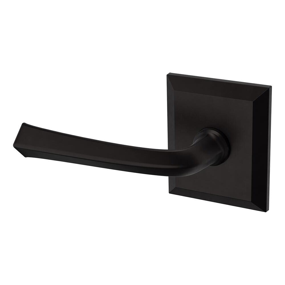 Baldwin Single Dummy Left Handed 5141 Estate Lever with R033 Rose in Oil Rubbed Bronze