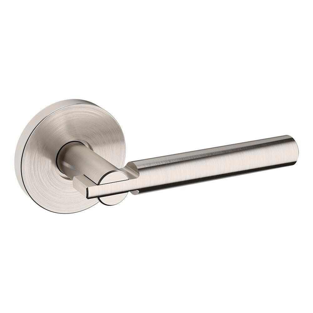 Baldwin Passage 5161 Estate Lever with 5046 Rose in Lifetime Pvd Satin Nickel