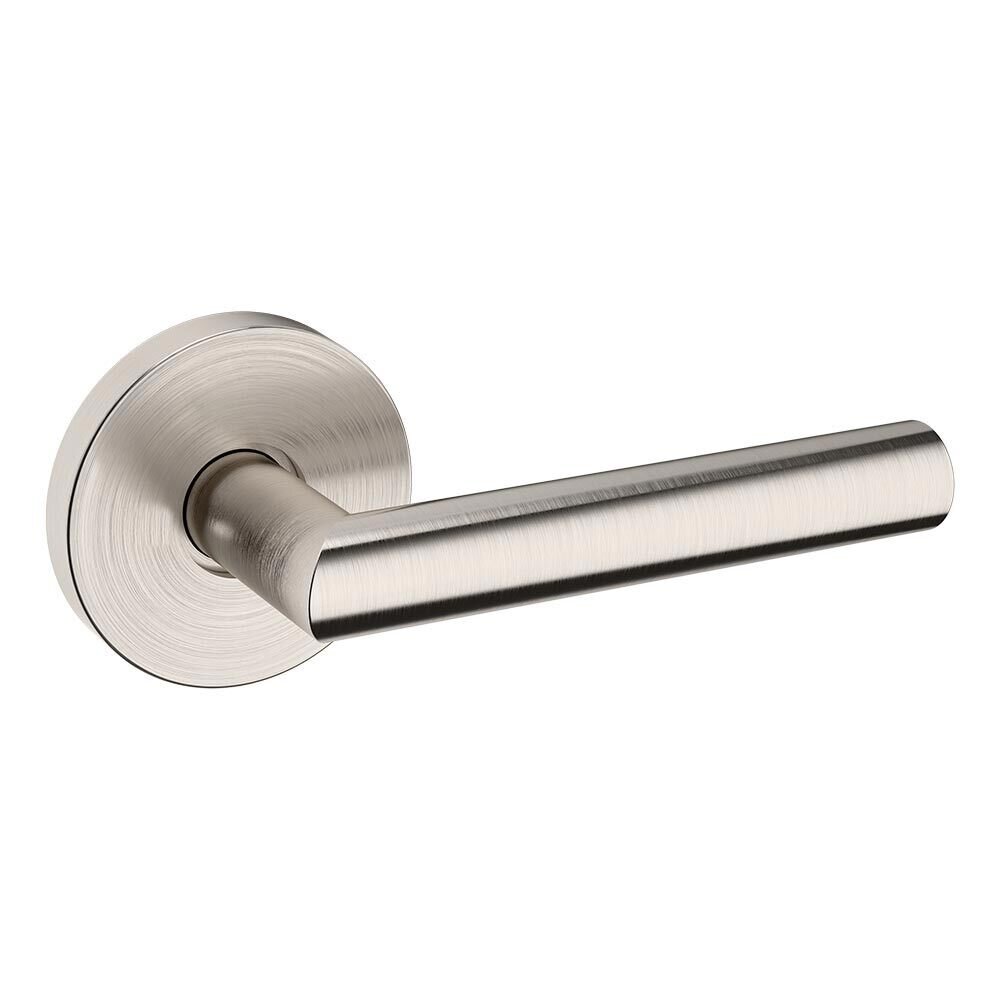 Baldwin Passage 5173 Estate Lever with 5046 Rose in Lifetime Pvd Satin Nickel