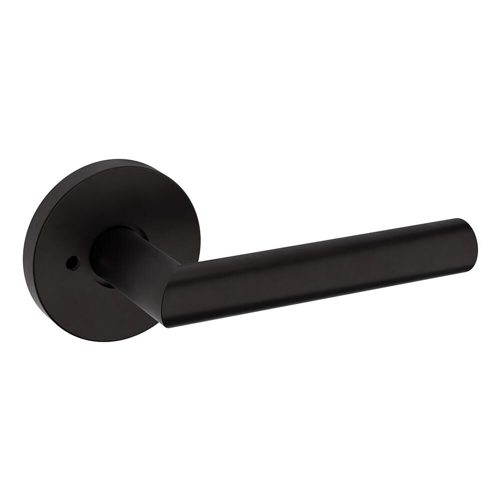 Baldwin Privacy 5173 Estate Lever with 5046 Rose in Oil Rubbed Bronze