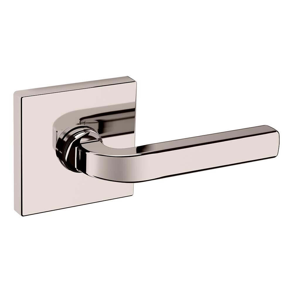 Baldwin Passage 5190 Estate Lever with R017 Rose in Lifetime Pvd Polished Nickel