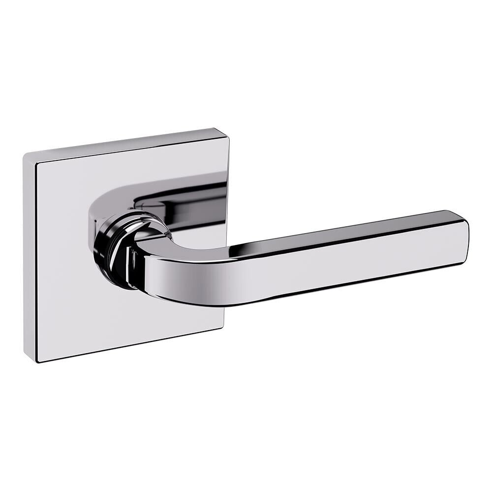 Baldwin Passage 5190 Estate Lever with R017 Rose in Polished Chrome