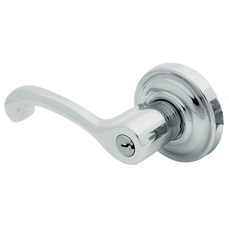 Baldwin Keyed Classic Lever in Polished Chrome