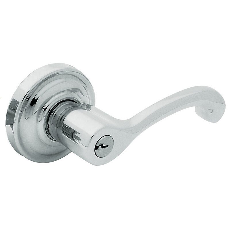 Baldwin Keyed Classic Lever in Polished Chrome