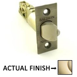 Baldwin Keyed Universal Deadlocking Latch for Keyed Entry in Lifetime Pvd Polished Brass