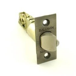 Baldwin Keyed Universal Deadlocking Latch for Keyed Entry in Antique Nickel