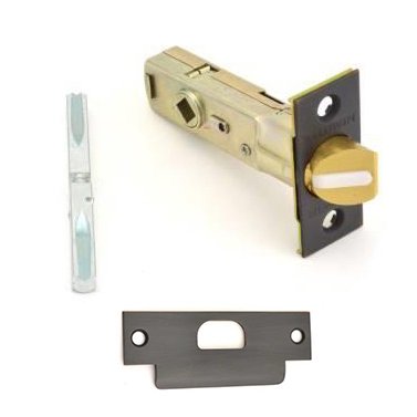 Baldwin Privacy Lever Replacement Latch with ASA Strike in Venetian Bronze