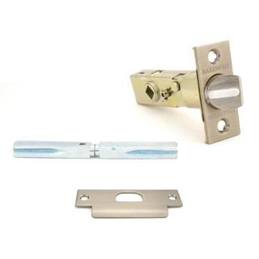 Baldwin Privacy Lever Replacement Latch with ASA Strike in Antique Nickel