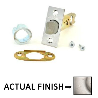 Baldwin 6L Plainlatch for Handleset (Single Cylinder/Double Cylinder) and Knob/Lever (Passage/Privacy) in White Bronze