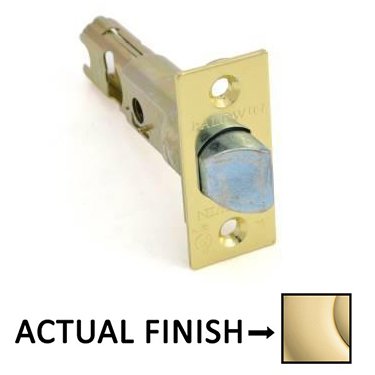 Baldwin Square UL Rated Plainlatch for Handleset (Single Cylinder/Double Cylinder) and Knob/Lever (Passage/Privacy) in Polished Brass