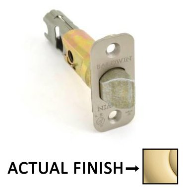Baldwin Radius UL Rated Plainlatch for Handleset (Single Cylinder/Double Cylinder) and Knob/Lever (Passage/Privacy) in Polished Brass