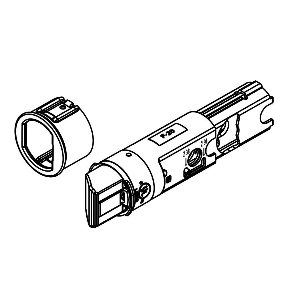 Baldwin Drive-In UL Rated Plainlatch for Handleset (Single Cylinder/Double Cylinder) and Knob/Lever (Passage/Privacy) in Brass