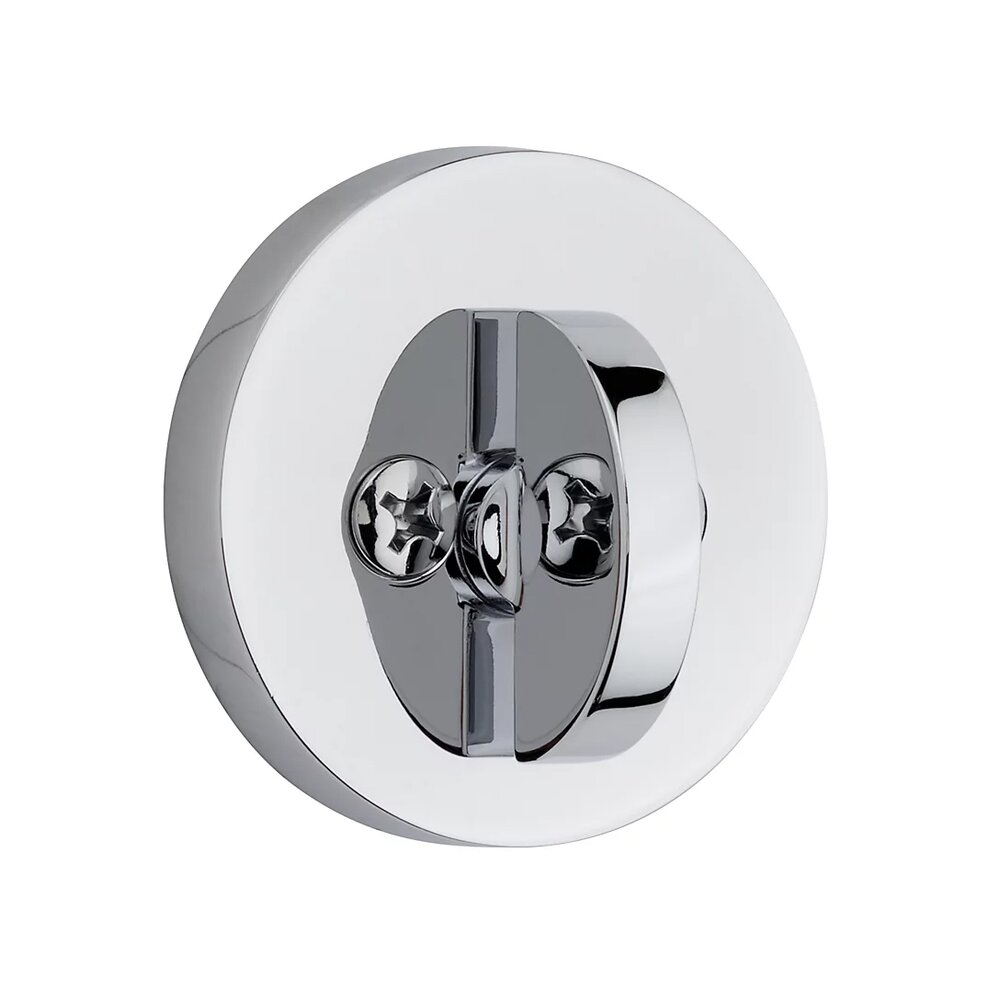 Baldwin Patio (One-Sided) Round Deadbolt in Polished Chrome