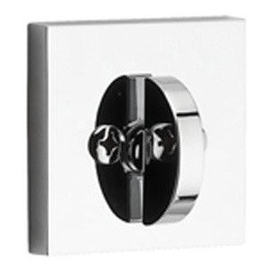 Baldwin Patio (One-Sided) Square Deadbolt in Polished Chrome