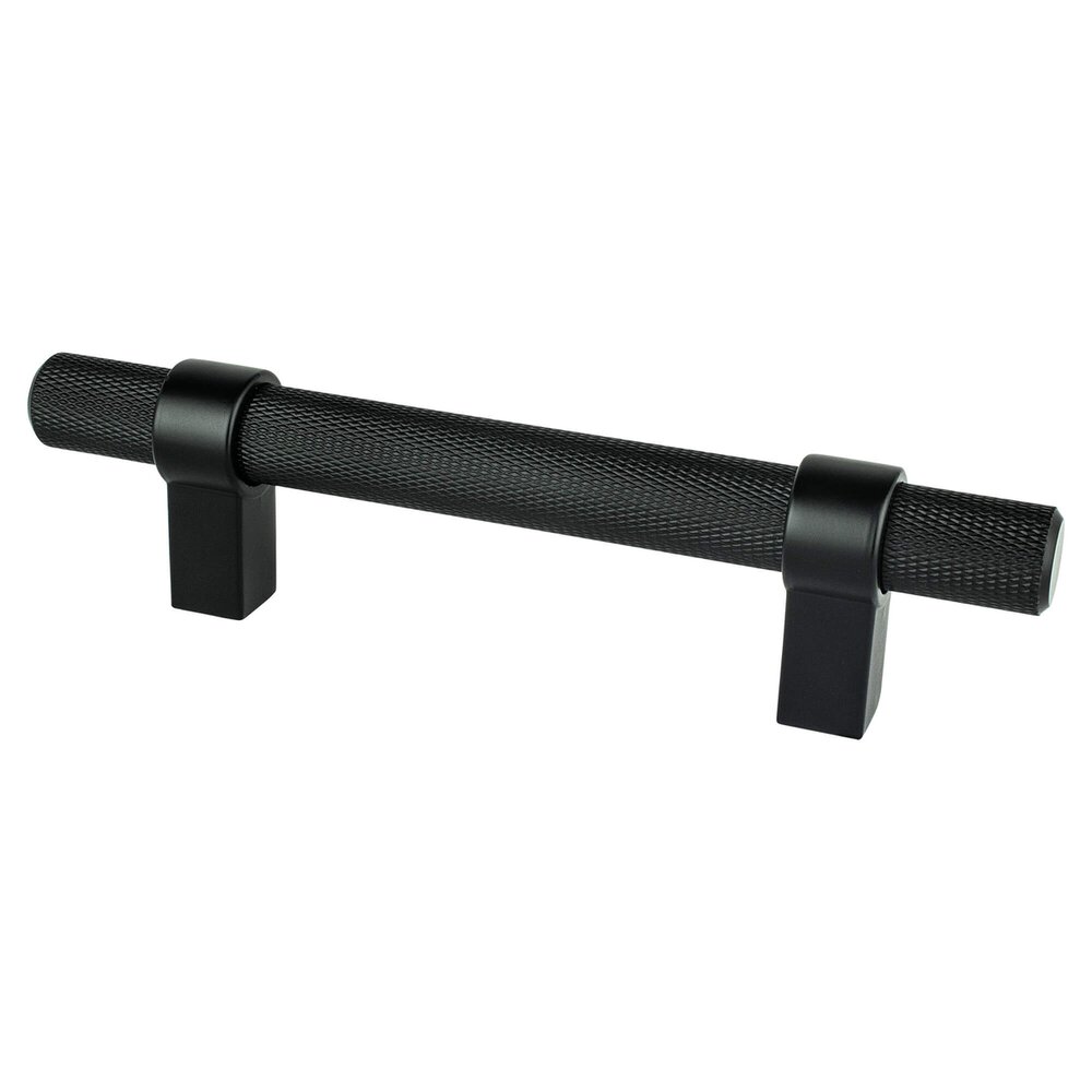 Berenson Hardware 96mm Centers Uptown Appeal Pull in Matte Black