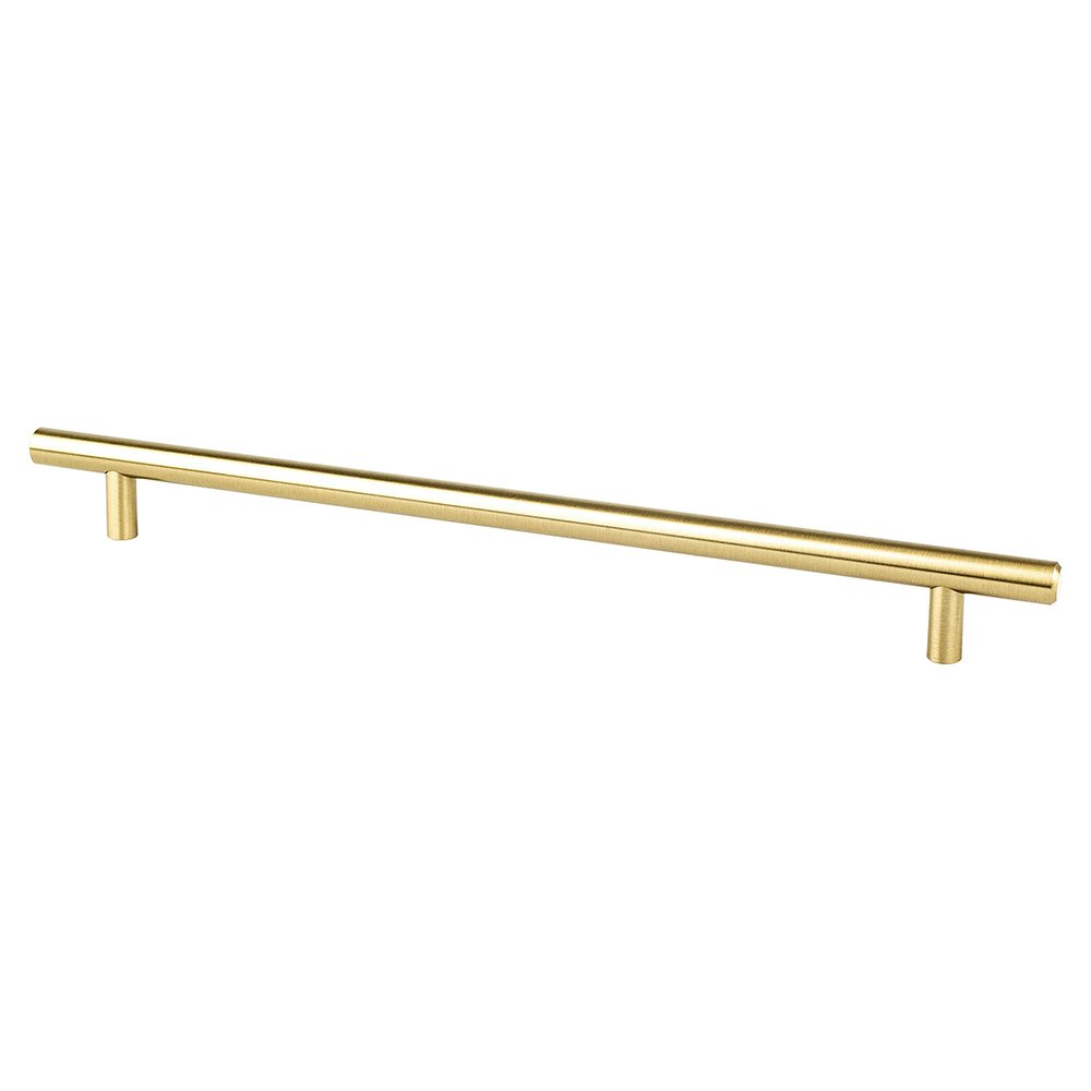 Berenson Hardware 10 1/16" Centers Classic Comfort Pull in Modern Brushed Gold