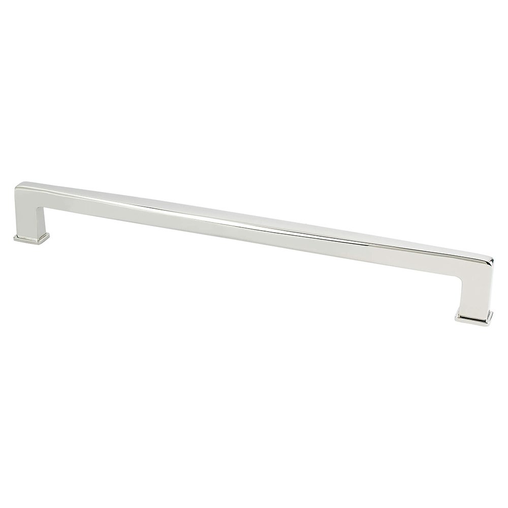 Berenson Hardware 12" Centers Classic Comfort Appliance Pull in Polished Nickel