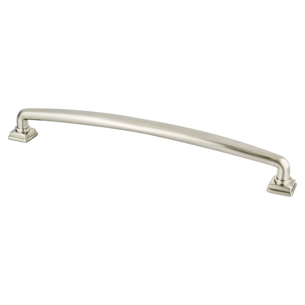 Berenson Hardware 8 13/16" Centers Timeless Charm Pull in Brushed Nickel