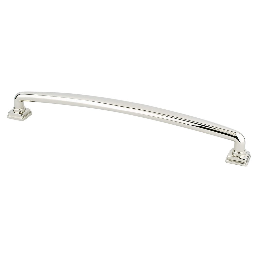 Berenson Hardware 8 13/16" Centers Timeless Charm Pull in Polished Nickel