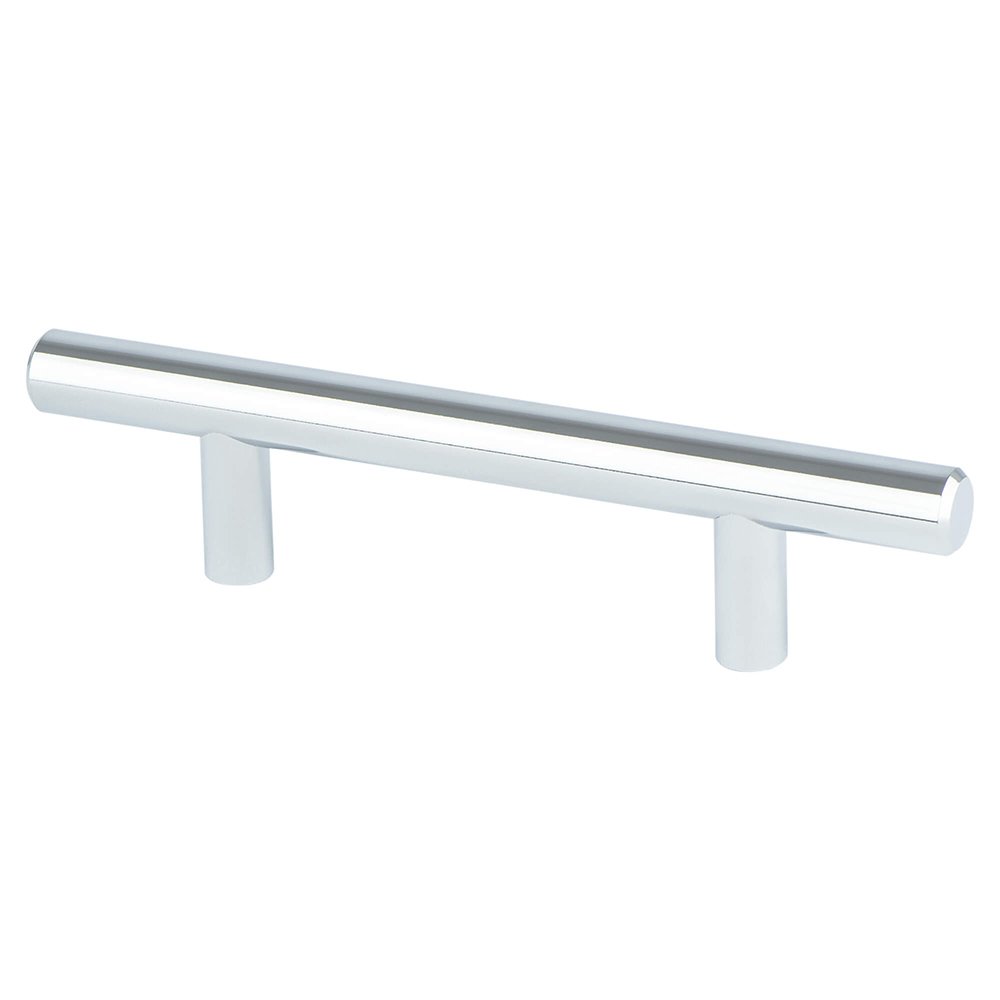 Berenson Hardware 3" Centers Classic Comfort Pull in Polished Chrome