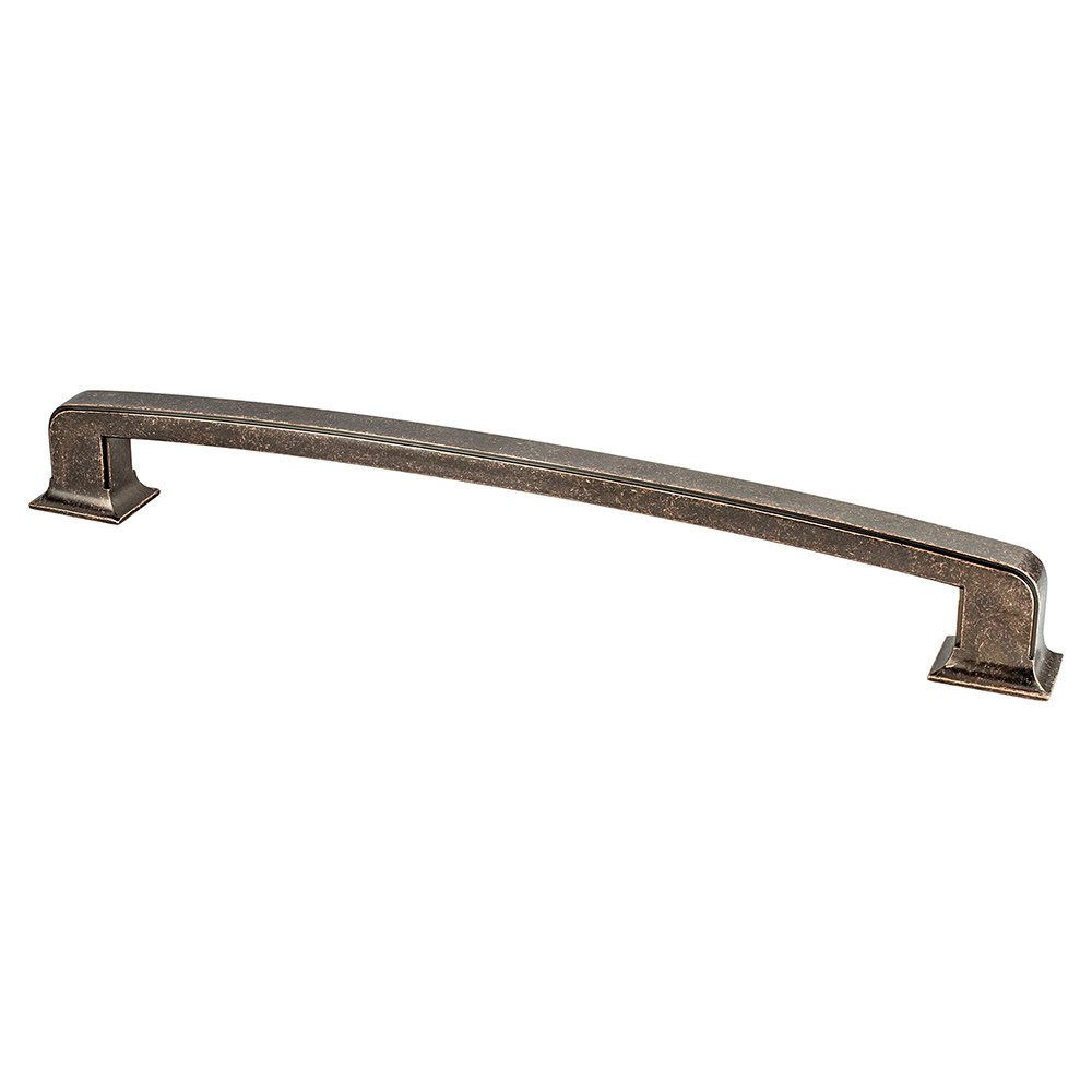 Berenson Hardware 12" Centers Timeless Charm Appliance Pull in Weathered Verona Bronze