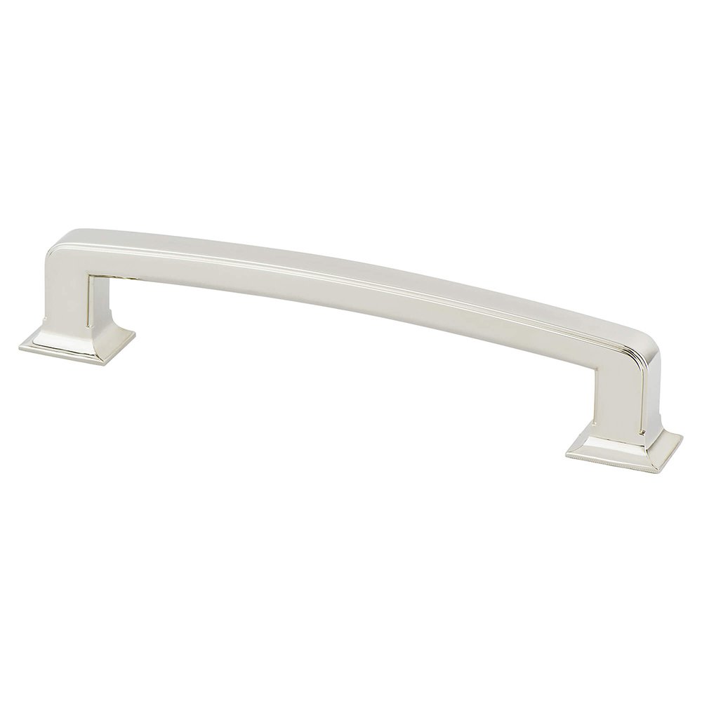 Berenson Hardware 6 5/16" Centers Classic Comfort Pull in Polished Nickel
