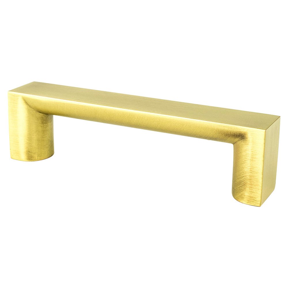 Berenson Hardware 3 3/4" Centers Uptown Appeal Pull in Satin Gold