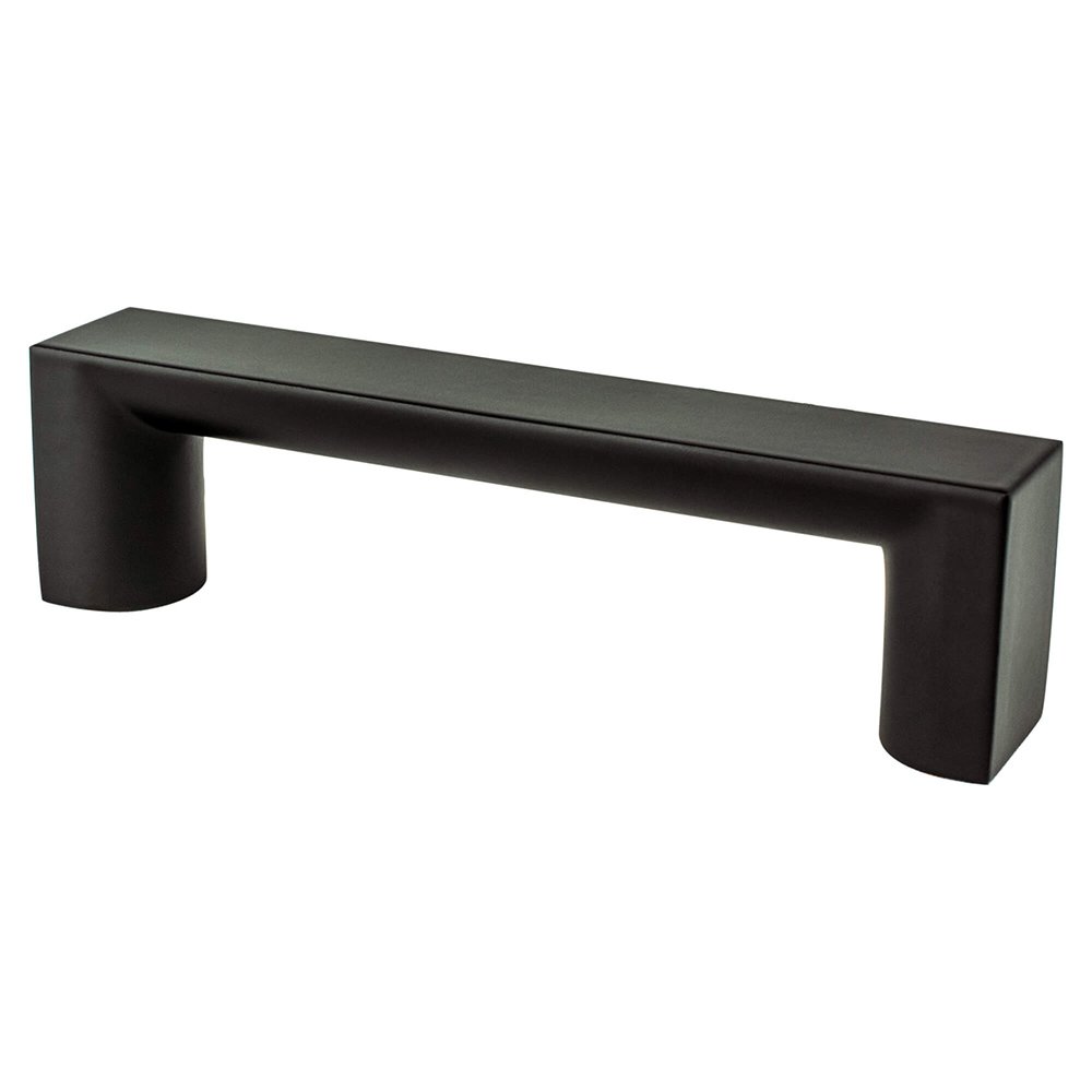 Berenson Hardware 3 3/4" Centers Uptown Appeal Pull in Matte Black