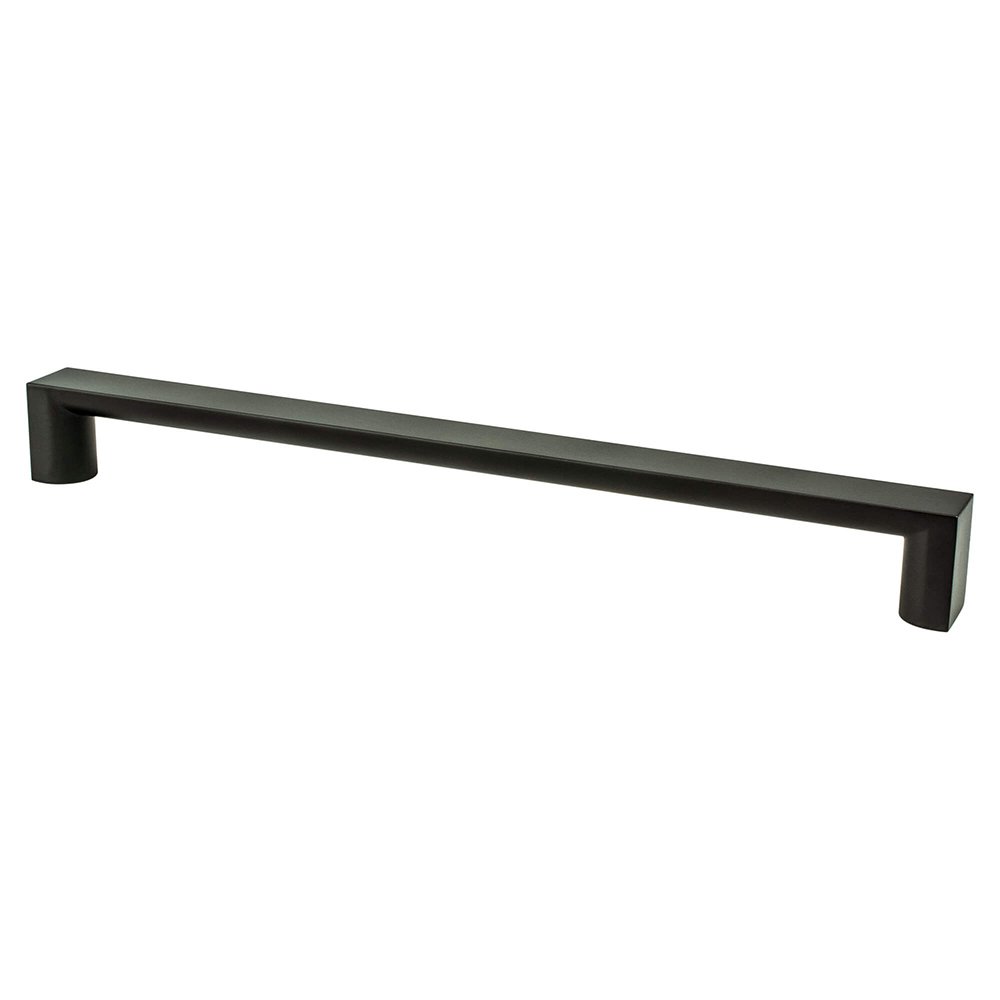 Berenson Hardware 10 1/16" Centers Uptown Appeal Pull in Matte Black