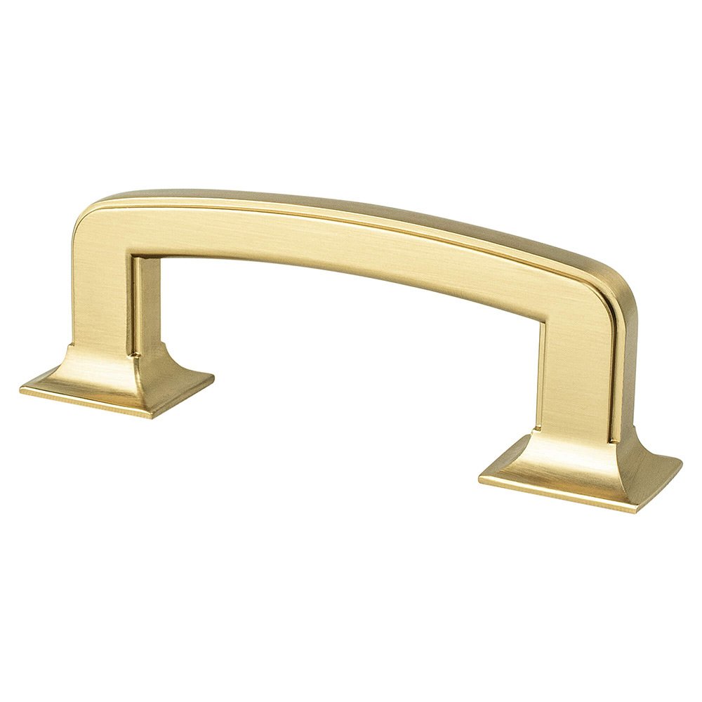 Berenson Hardware 3" Centers Timeless Charm Pull in Modern Brushed Gold