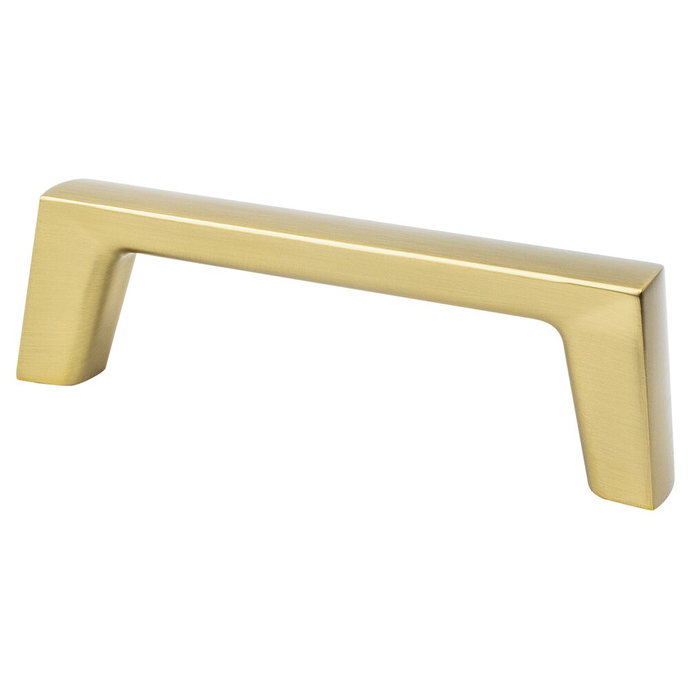 Berenson Hardware 3-3/4" Centers In Modern Brushed Gold Pull