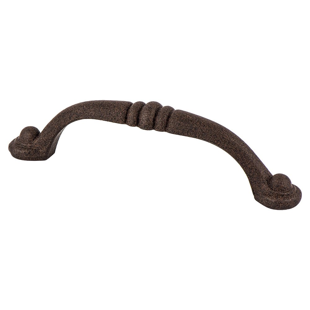 Berenson Hardware 3 3/4" Centers Timeless Charm Pull in Dull Rust