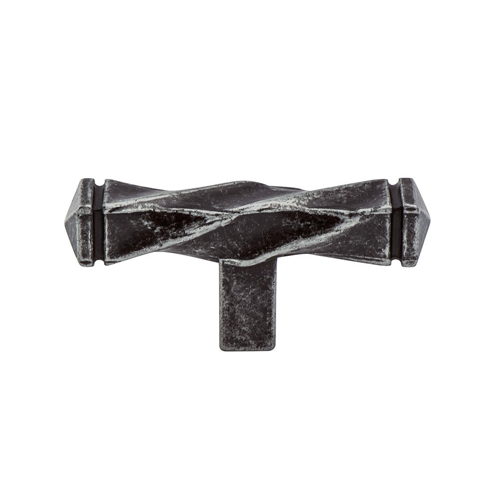 Berenson Hardware 2 1/2" Long Artisan Inspired Twisted Knob in Weathered Iron