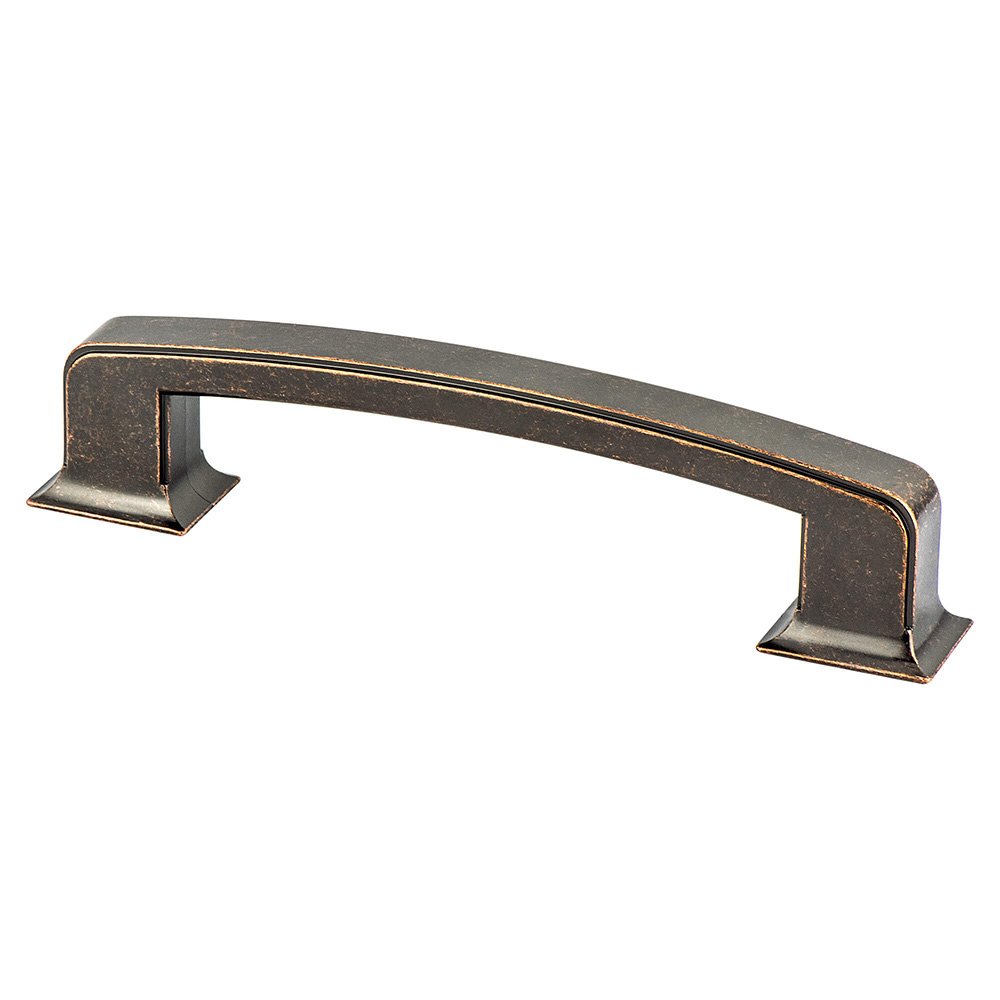 Berenson Hardware 6" Centers Timeless Charm Pull in Weathered Verona Bronze