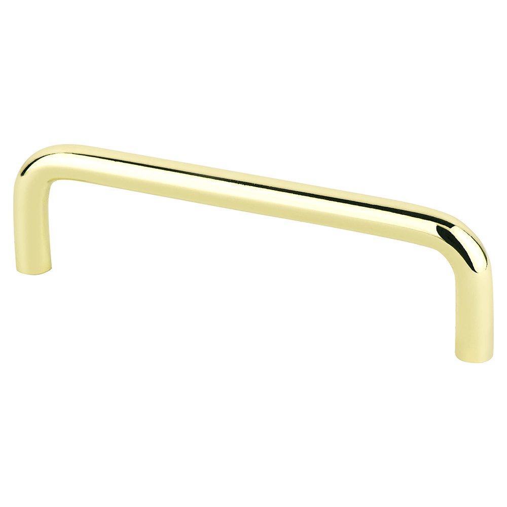 Berenson Hardware 4" Centers Uptown Appeal Pull in Polished Brass