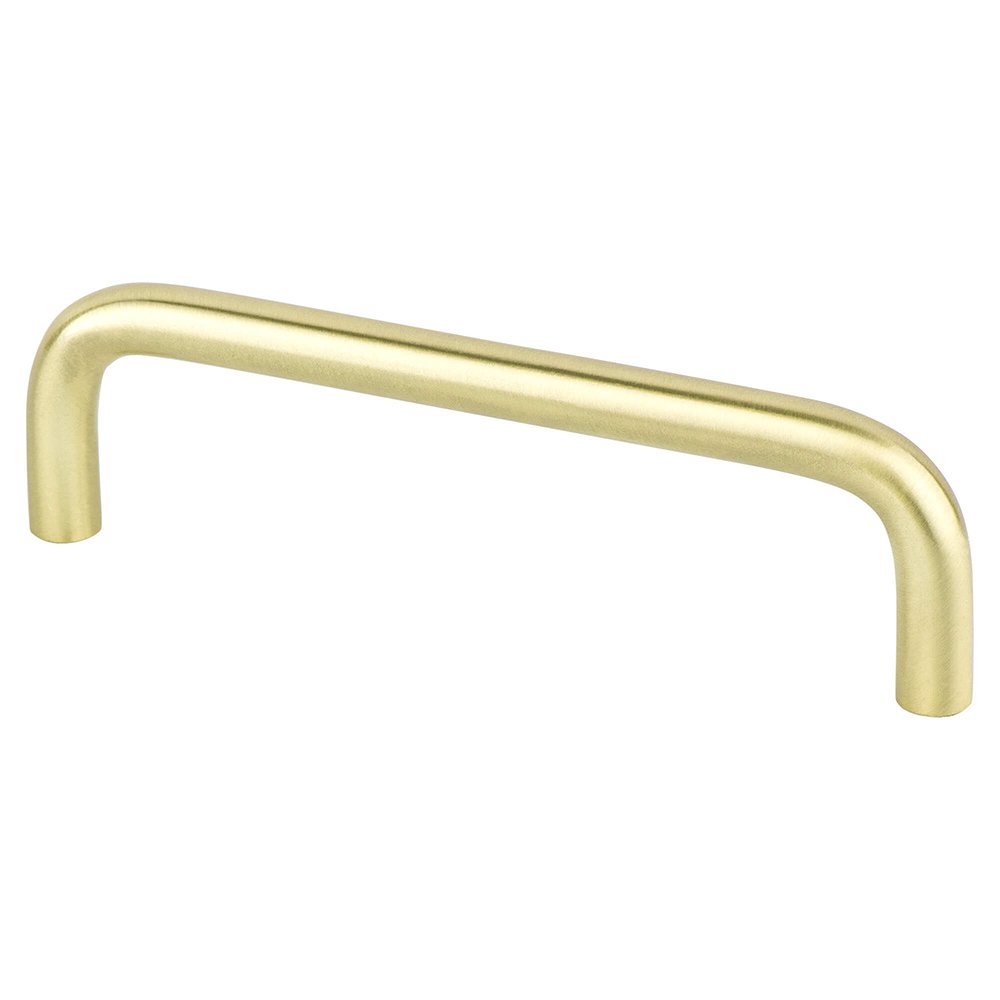 Berenson Hardware 4" Centers Uptown Appeal Pull in Satin Brass