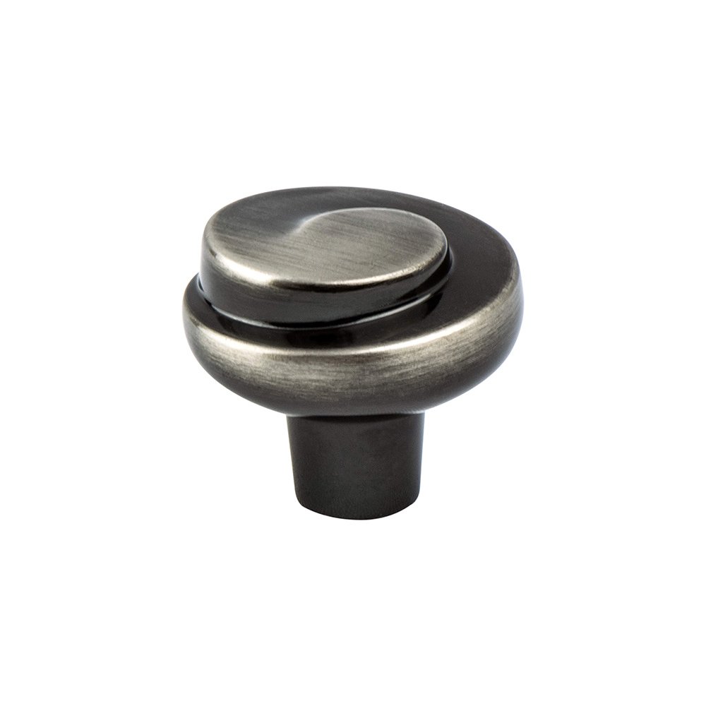 Berenson Hardware 1 3/16" Diameter Artisan Inspired Knob in Rustic Black Nickel