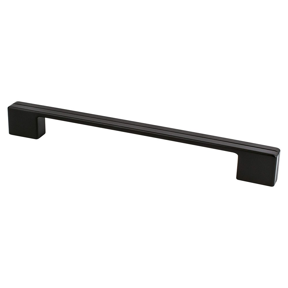 Berenson Hardware 8 13/16" Centers Uptown Appeal Pull in Matte Black