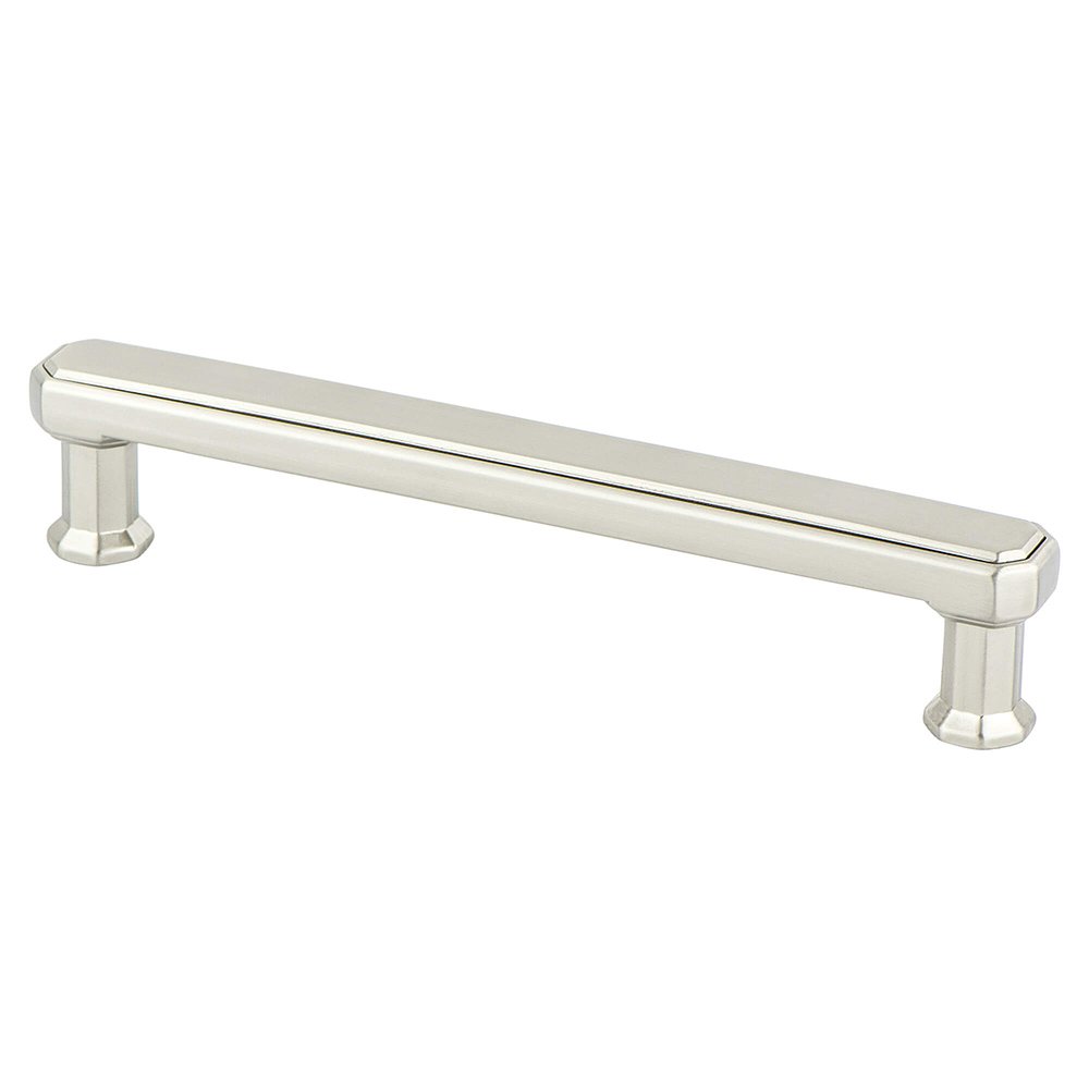 Berenson Hardware 5" Centers Timeless Charm Pull in Brushed Nickel
