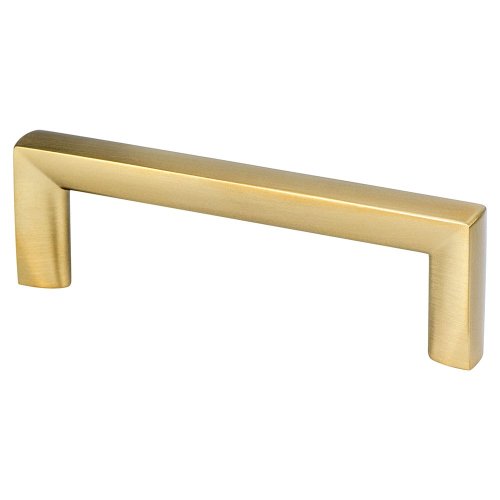 Berenson Hardware 3 3/4" Centers Uptown Appeal Pull in Modern Brushed Gold