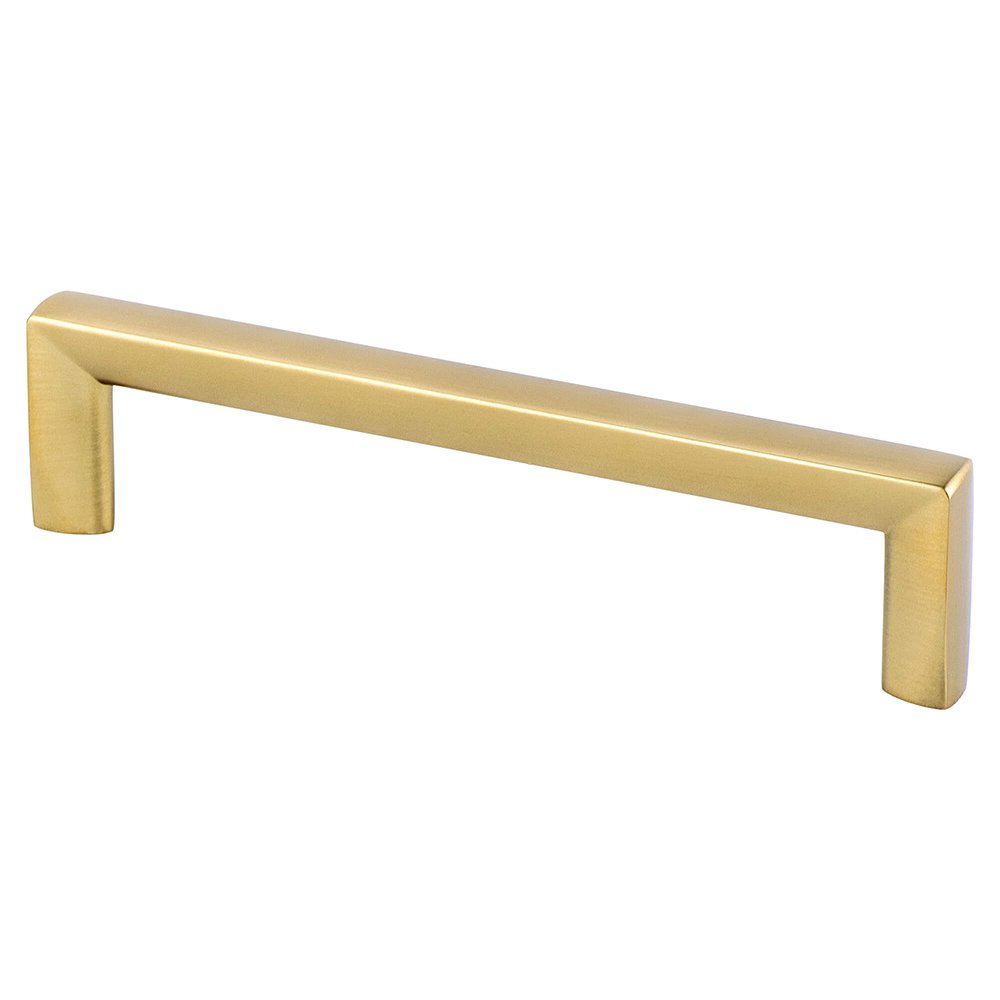 Berenson Hardware 5" Centers Uptown Appeal Pull in Modern Brushed Gold