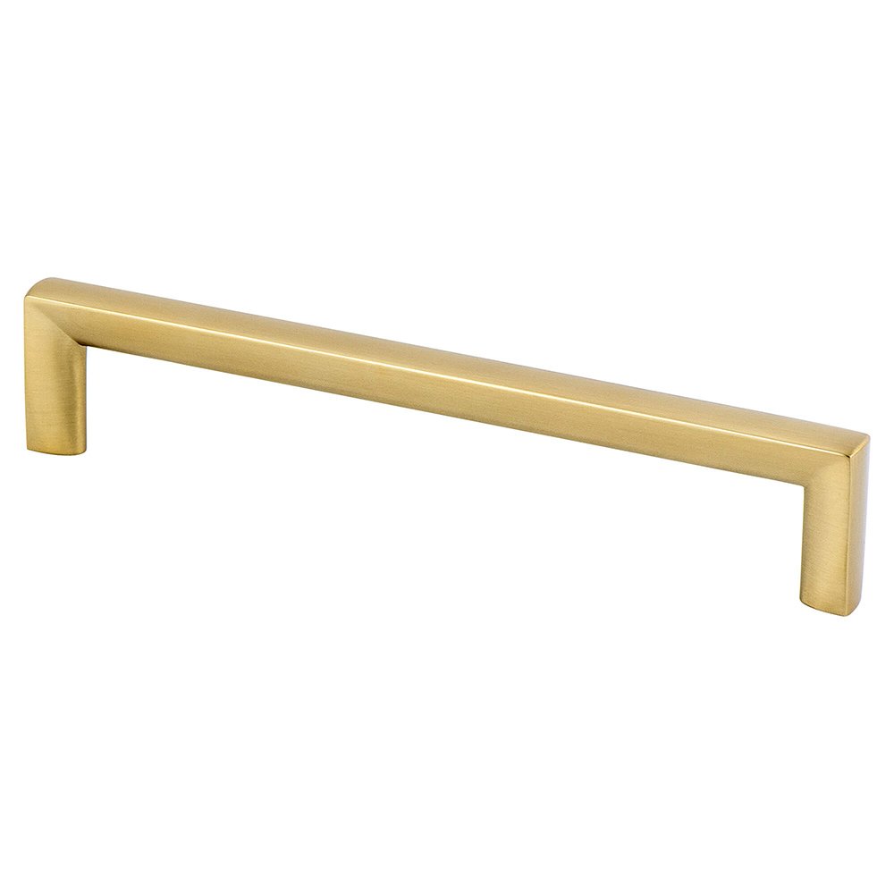 Berenson Hardware 6 5/16" Centers Uptown Appeal Pull in Modern Brushed Gold