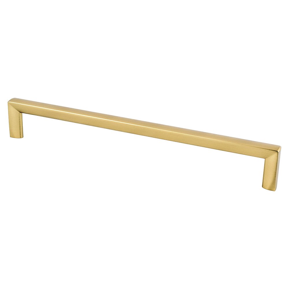 Berenson Hardware 8 13/16" Centers Uptown Appeal Pull in Modern Brushed Gold
