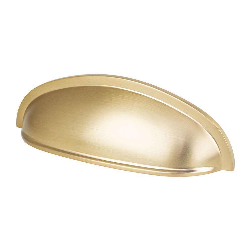Berenson Hardware 3" Centers Timeless Charm Cup Pull in Brushed Gold